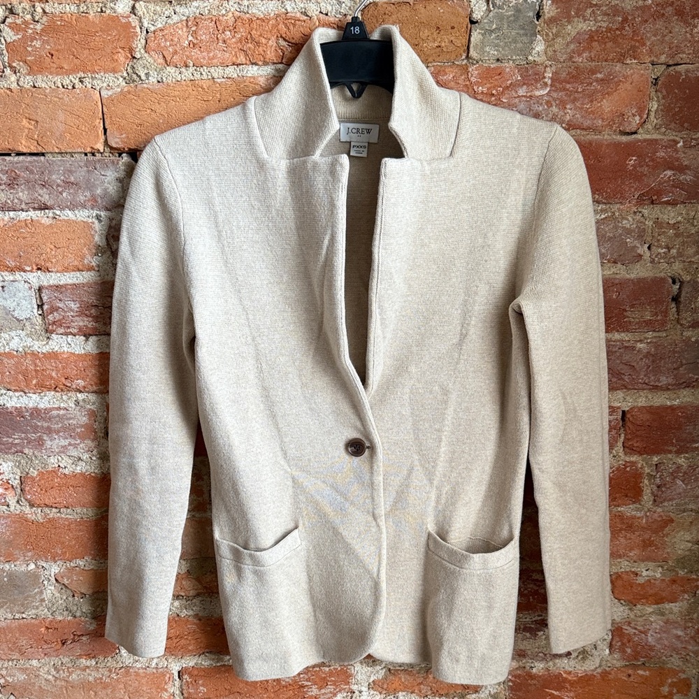 J. Crew Sweater Blazer